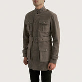 Pakar Grey Suede Jacket